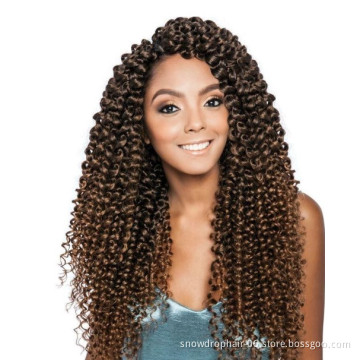 Vendors Extensions Short Pretwisted 18Inch Color 27 22 Inch Braiding Hair Water Wave 613 Hair Passion Crochet Twists
